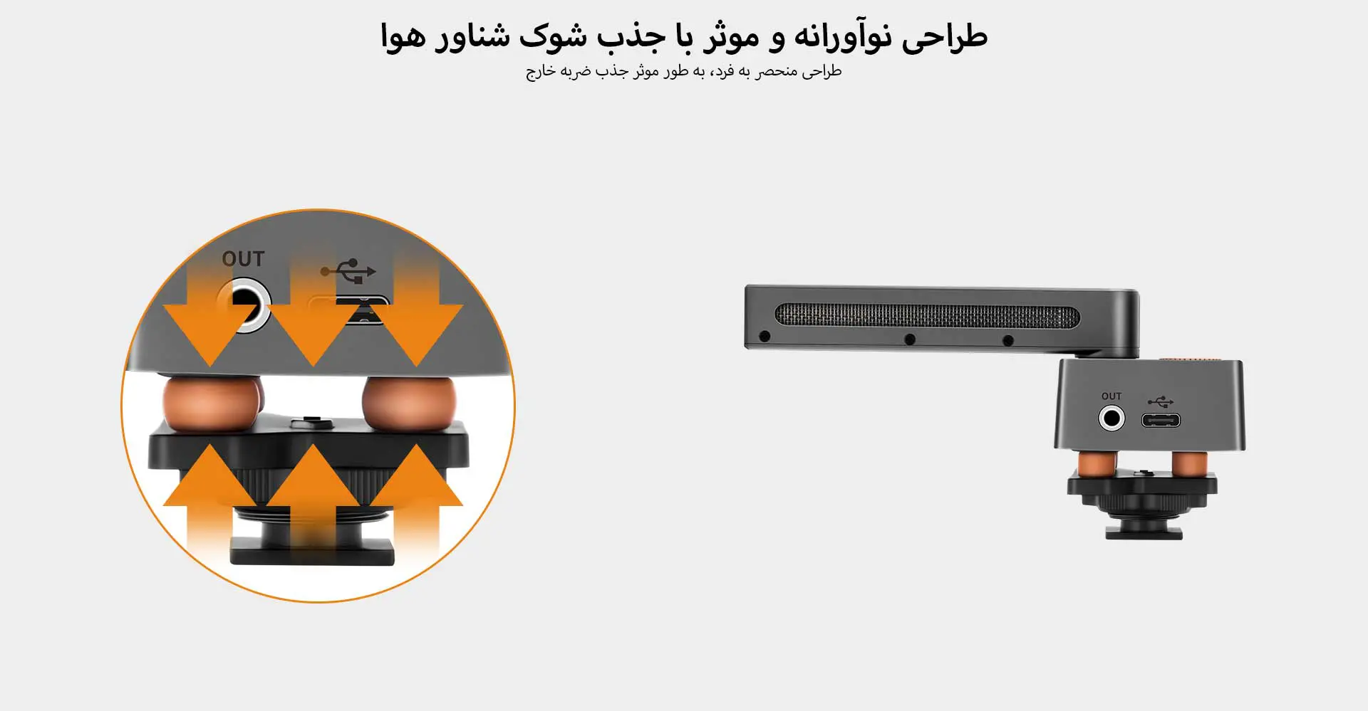 میکروفن شات گان کامیکا مدل Traxshot (گارانتی اصلی کامیکا در ایران) «اورجینال ارسال 1 ساعته» بروز آی‌تی