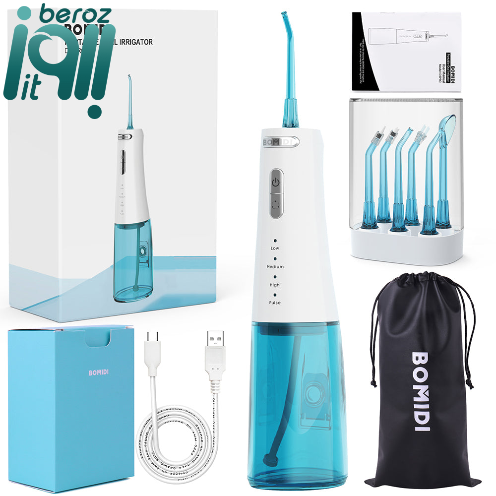 دستگاه شست و شوی دهان و دندان شیائومی مدل Xiaomi Bomidi D3 Pro «نسخه جدید – ارسال ۱ ساعت» 7 دستگاه شست و شوی دهان و دندان شیائومی مدل Xiaomi Bomidi D3 Pro «نسخه جدید – ارسال ۱ ساعت» بروز آیتی