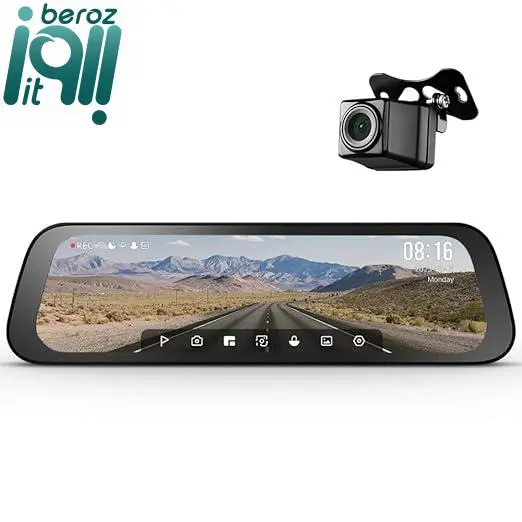 دوربین خودروی شیائومی مدل 70Mai S500 همراه با دوربین عقب «اورجینال - ارسال 1 ساعت» بروز آی‌تی