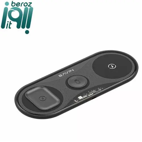 شارژر وایرلس باوین 15 وات Bavin PC817 3 in 1 wireless charger 1 شارژر وایرلس باوین 15 وات Bavin PC817 3 in 1 wireless charger بروز آیتی