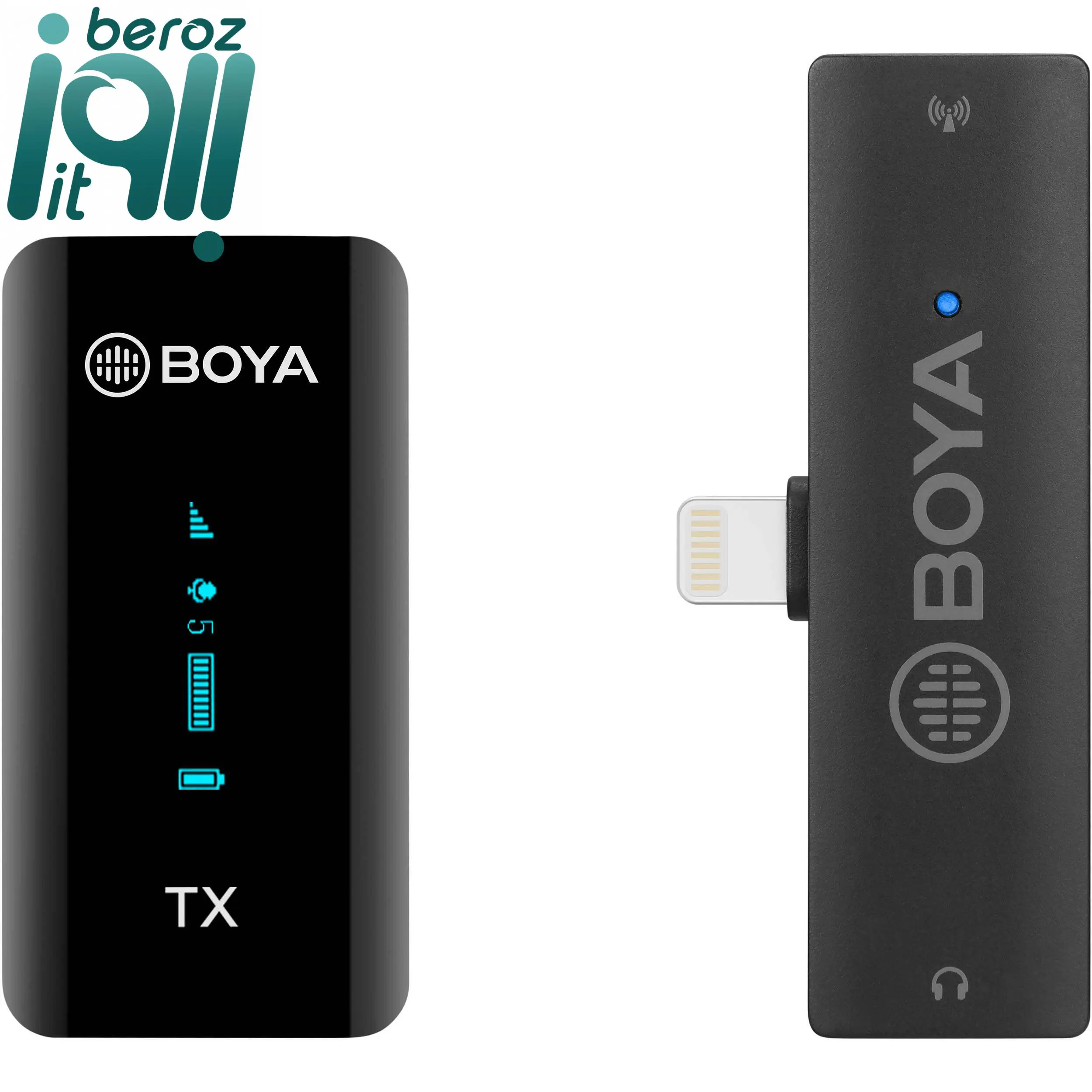 میکروفون یقه ای بی سیم بویا مدل BY-XM6-S3 رابط LIGHTNING بروز آی‌تی