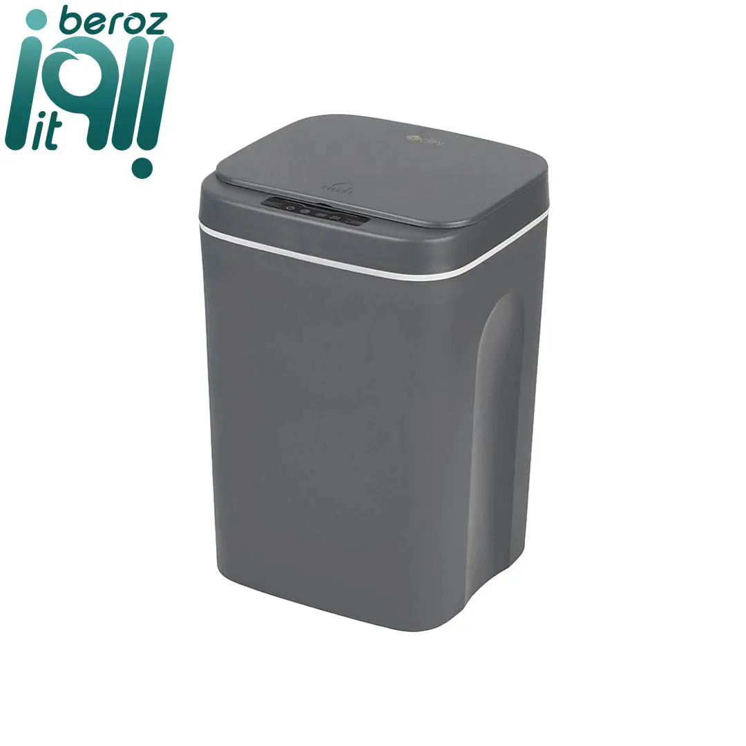 سطل زباله هوشمند گرین لاین Green Ecosense GNSECODUSTBGY Smart Trash Bin بروز آی‌تی
