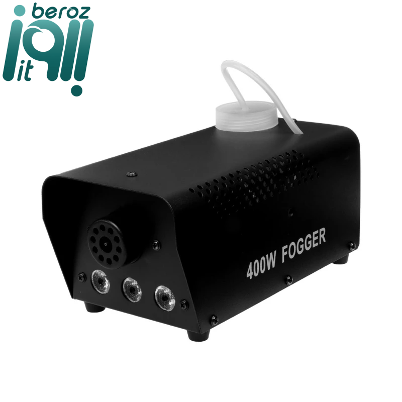 دستگاه رقص نور و مه ساز مدل FS 400W LED FOG MACHINE «اورجینال - ارسال 1 ساعت» 3 دستگاه رقص نور و مه ساز مدل FS 400W LED FOG MACHINE «اورجینال - ارسال 1 ساعت» بروز آیتی