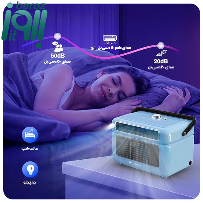 کولر گازی رومیزی HYISINN مدل 1800 (نسخه اصلی - ارسال 1 ساعته) بروز آی‌تی