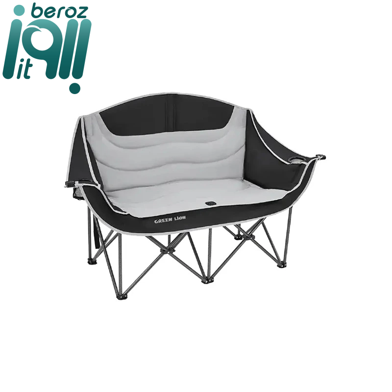 صندلی کمپینگ دونفره گرین لاین مدل Green Lion Double Camping Chair بروز آی‌تی