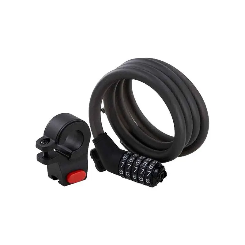 قفل رمزی تمام فولادی اسکوتر Nine x263 ورژن اصلی 3 قفل رمزی اسکوتر ناین بات مدل PJ02MMS