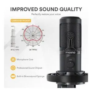میکروفن کندانسر مائونو مدل AU-PM461S