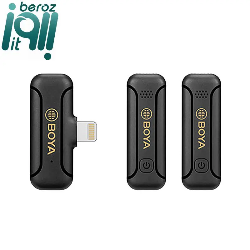 میکروفن بی سیم بویا مدل BY-WM3T2-D2 1 میکروفن بی سیم بویا مدل BY-WM3T2-D2