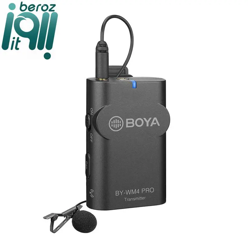 میکروفون یقه ای بویا مدل BY-WM4 Pro-K5 3 میکروفون یقه ای بویا مدل BY-WM4 Pro-K5