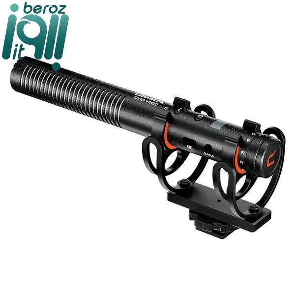 میکروفن شات گان کامیکا مدل CVM-VM20 (گارانتی اصلی کامیکا در ایران) «اورجینال ارسال 1 ساعته» 3 میکروفن شات گان کامیکا مدل CVM-VM20