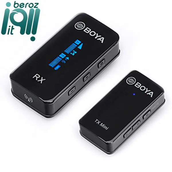 میکروفن یقه ای بی سیم بویا مدل BY-XM6-S1 MINI 3 میکروفن بی سیم بویا مدل BY-XM6-S1 Mini