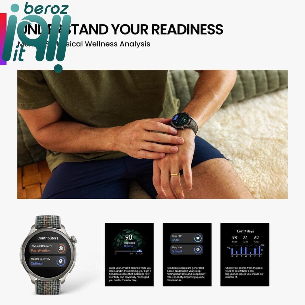 ساعت هوشمند شیائومی Amazfit Balance «اورجینال - ارسال 1 ساعت»