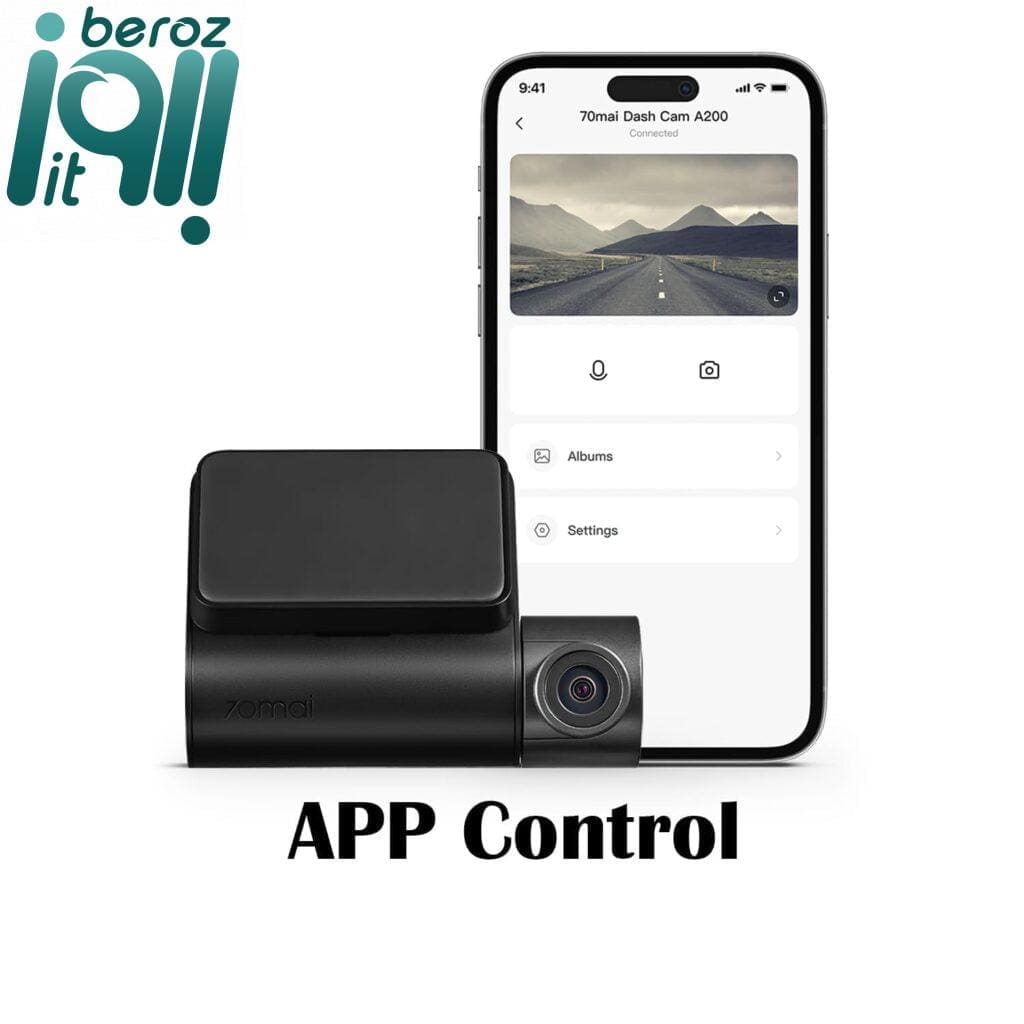 دوربین خودروی شیائومی مدل 70Mai dash cam a200 «اورجینال - ارسال 1 ساعت»