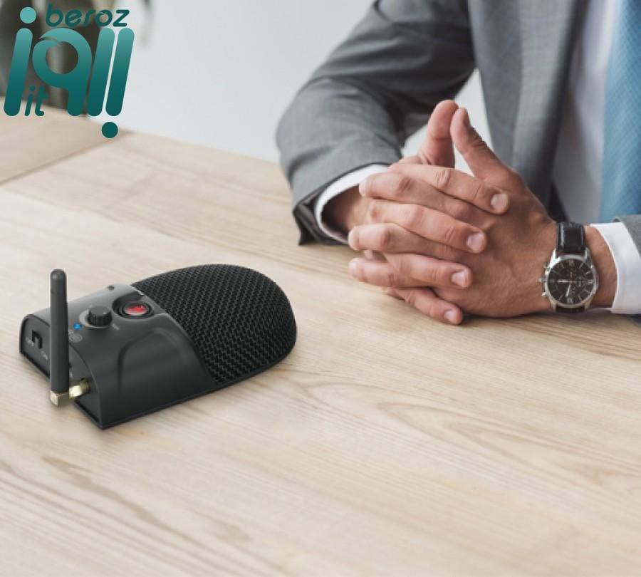 میکروفون بی سیم کنفرانسی بویا BOYA BY-BMW700 Wireless Microphone