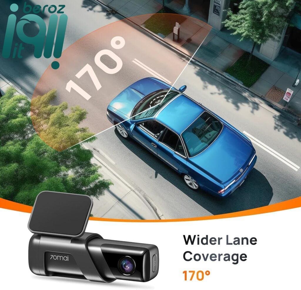 دوربین خودرو شیائومی (32G) 70mai M500 «اورجینال - ارسال 1 ساعت»