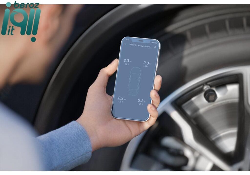 سنسور فشار باد لاستیک شیائومی مدل 70mai T04 مناسب دوربین M500 «اورجینال - ارسال 1 ساعت»