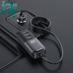 شارژر فندکی خودرو 120 وات پرودو مدل Porodo 120W Transparent Multi Port Car Charger  (نسخه جدید – ارسال 1 ساعته)
