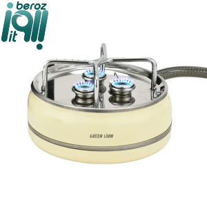 مینی اجاق گاز مسافرتی گرین لاین مدل Green Lion Orbit Flame 3 Burner Stove – Beige