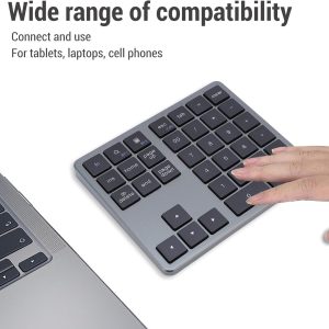 کیبورد بلوتوثی عددی دوگانه K35 «اورجینال – ارسال 1 ساعت»