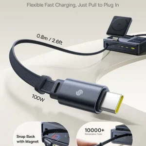 شارژر وایرلس و هاب Baseus Nomos Qi2 «گارانتی – ارسال فوری»