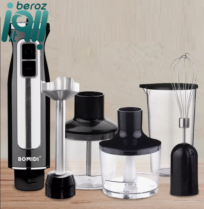 غذاساز چند کاره شیائومی Xiaomi Hand Blender Food Processor 4in1 1200W بروز آی‌تی
