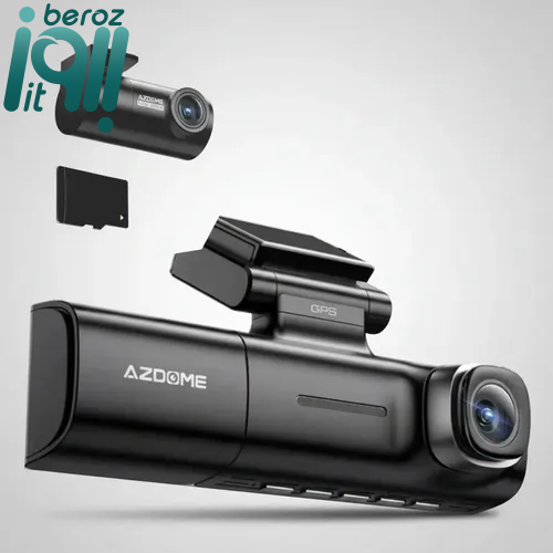 دوربین ثبت وقایع خودرو AZDOME M590 | سیستم ضبط سه کاناله هوشمند با کیفیت 4K بروز آی‌تی