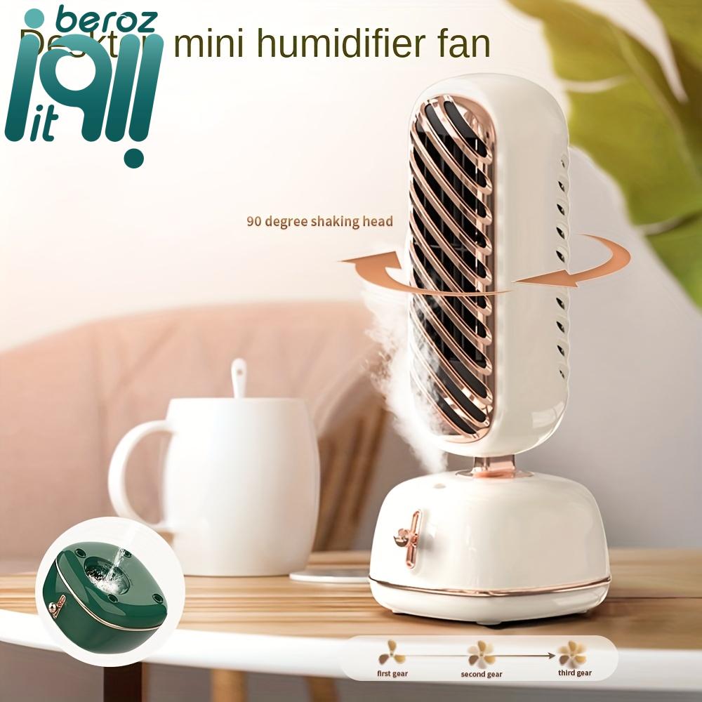 پنکه رومیزی مه پاش شیائومی Xiaomi fan TF001 | پنکه USB رومیزی خنک کننده و رطوبت ساز