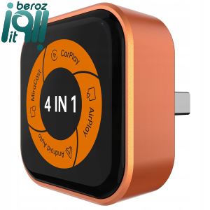 دانگل تبدیل کارپلی سیمی به کارپلی و اندروید اتو و میرور بی سیم CARLINKIT MINI ULTRA 6