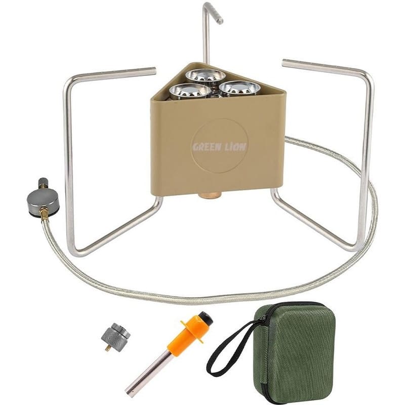 اجاق سفری گرین لاین مدل Foldable Camping 3 burner