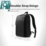 کوله پشتی لپ تاپ آنر مدل AD60 مناسب برای لپ تاپ 14.1 تا 15.6 اینچی