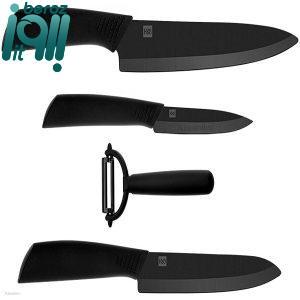 ست چاقوی آشپزخانه 4 پارچه هوهاو مدل HU0010
