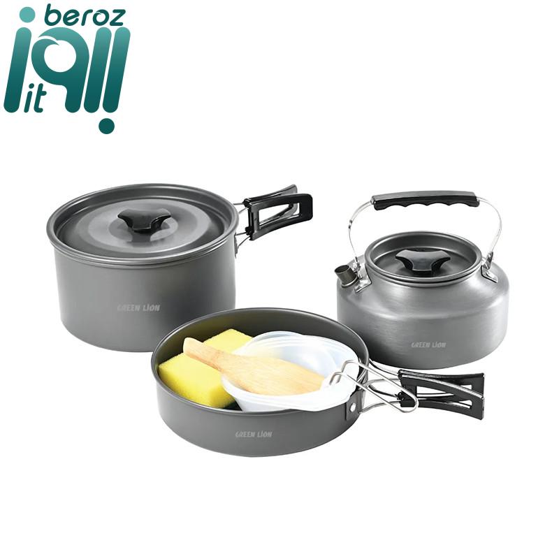 مجموعه ظروف سفری گرین لاین مدل GN7N1COOKBK