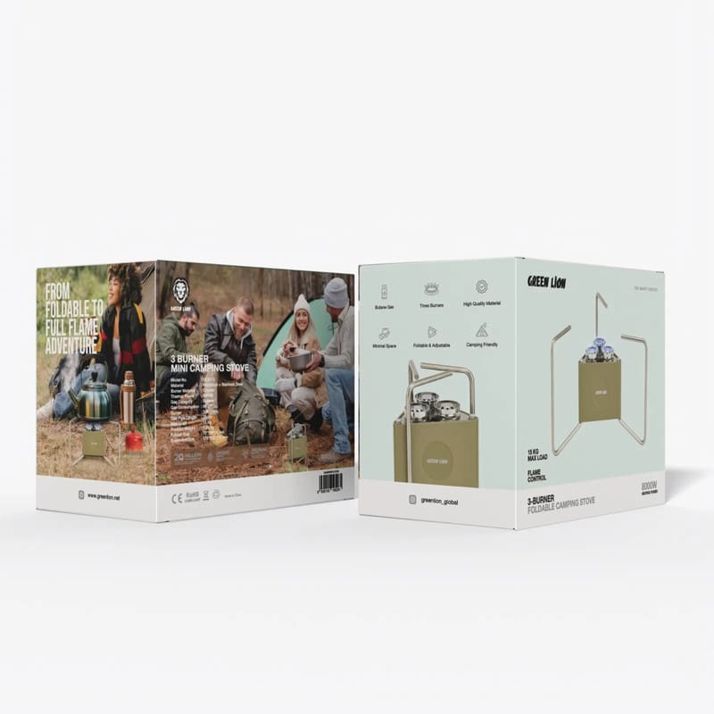 اجاق سفری گرین لاین مدل Foldable Camping 3 burner